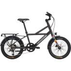 (配送不可：店頭受取のみ)キャノンデール(CANNONDALE) COMPACT NEO(1x8s)SMOKE BLACK 電動アシストミニベロ20” E-BIKE