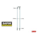 (ネコポス対象商品)SAPIM(サピム) CX-SUPER 15G エアロスポーク シルバー 1本単位(ニップル付)