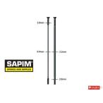 (ネコポス対象商品)SAPIM(サピム) CX-RAY 14G ストレートプル エアロスポーク ブラック 1本単位(ニップル付)