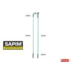(創業110年祭)SAPIM(サピム) CX-RAY 14G エアロスポーク シルバー 10本単位(ニップル付)