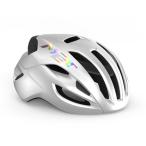 ショッピング春 (春トクSALE) MET(メット)　RIVALE MIPS　White Holographic / Glossy　ヘルメット