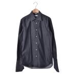 ショッピングINDIVIDUALIZED INDIVIDUALIZED SHIRTS デニム ドレス シャツ 15-32 ブラック インディヴィジュアライズドシャツ