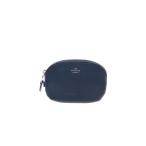 STANDARD SUPPLY OVAL ZIP レザー ポーチ - ネイビー スタンダードサプライ KL4CQUHQ44