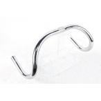 ニットー NITTO CRAFT クラフト B123 NJS刻印 クロモリ ドロップハンドル シルバー 25.4mm/370mm