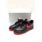 代官山)ナイキ NIKE AIR FORCE 1 '07 DC2911−001 エアフォース1 AF1 スニーカー サイズ26.5cm ブラック×レッド