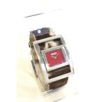 二子玉) フェンディ FENDI ハラコベルト腕時計 ブレスレット リバーシブル クォーツ 電池式 レディース ウォッチ 稼働品 シルバー