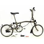 未走行品 ブロンプトン BROMPTON S2L-X 2017年頃フォールディングバイク 折り畳み自転車 16インチ RAW LACQUER クロモリ/チタンフレーム