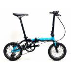  beautiful goods da ho nDAHON case Lee K3 2019 year folding bike folding bicycle 14 -inch blue / black 