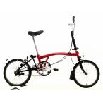 brompton BROMPTON M3L 2004 год складной мотоцикл складной велосипед 16 дюймовый красный / черный 