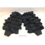 ..) Comme des Garcons com com tia-do оборка гетры для рук черный COMME des GARCONS