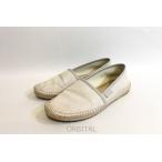  2 . шар ) Gucci GUCCI GG рисунок эспадрильи туфли без застежки 466902 женский 36 23cm белый × серый стандартный 