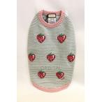  2 . шар )GUCCI Gucci не использовался PET SWEATER 695740 домашнее животное свитер собака для одежда собака одежда клубника клубника вязаный размер M