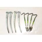 [ бесплатная доставка ] Tokyo )SALTAHIKE обезьяна ta высокий kBITE STAKE резец крепление, опора k arc type кованый колок 4шт.@ Uni рама энергия колок SUS 200 4шт.