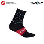 [20%OFF]CASTELLI 7030 TEAM SKY WOOL 13 SOCK カステリ チームスカイ ウール ソックス/サイクル 自転車