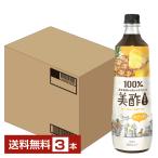 ショッピング飲む酢 美酢 CJフーズジャパン 美酢 パイナップル 希釈タイプ 900ml ペットボトル 3本 送料無料 日本正規品