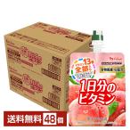 ハウス パーフェクト ビタミン 1日分のビタミンゼリー ピーチ味 食物繊維 180g パウチ 24個×2ケース(48個) 送料無料