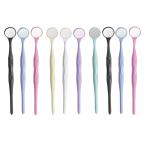 gdo рукоятка зеркало 7 цвет ассортимент ( одна сторона модель ) 1 коробка (10шт.@* цвет указание не возможно )[ авто kre-b.. соответствует пастель цвет зубной зеркало мышь зеркало ]