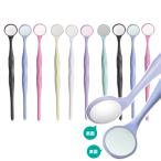 gdo рукоятка зеркало 7 цвет ассортимент ( двусторонний модель ) 1 коробка (10шт.@* цвет указание не возможно )[ авто kre-b.. соответствует пастель цвет зубной зеркало мышь зеркало ]