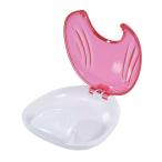 NEW ракушка палец на ноге s кейс красный 1 шт половина прозрачный compact тонкий легкий мундштук кейс держатель кейс почтовая доставка 6 пункт до 