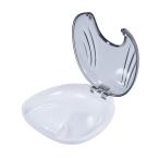 NEW ракушка палец на ноге s кейс серый 1 шт половина прозрачный compact тонкий легкий мундштук кейс держатель кейс почтовая доставка 6 пункт до 