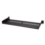 StarTech.com 1U 固定式サーバーラック棚板 放熱用スリット付き 奥行き178mm カンチレバー型 CABSHELF1U7V