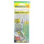 ヤマリア(YAMARIA) アジビシ仕掛(銀針仕様) ABRN3B ナイロン 針11号-ハリス3号　【ネコポス・メール便 対象商品】[船仕掛]