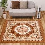 メーカー直送 萩原 アドリア 240641200 ホットカーペットカバー 約185×185cm ベージュ