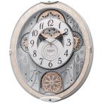 電波掛け時計 スモールワールドノエル 8MN407RH03 リズム時計
