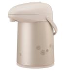 押すだけポット（ガラス） 2.2L ガラスエアーポット ガラスマホービン 象印 マットベージュ AB-RC22-CM ZOJIRUSHI