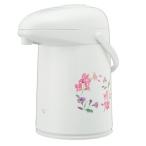 押すだけポット（ガラス） 2.2L ガラスエアーポット ガラスマホービン 象印 リースフラワー AB-RC22-FW ZOJIRUSHI