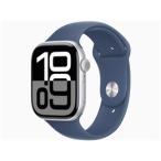 ★Apple Watch Series 10 GPSモデル 46mm MWWM3J/A [シルバー・デニムスポーツバンド M/L]