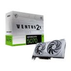 ★MSI GeForce RTX 5070 12G VENTUS 2X OC WHITE [PCIExp 12GB]【グラフィックボード・ビデオカード】【送料無料】