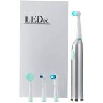 ★LEDoc 電動歯ブラシ 青色LED 回転式 1万回転 口臭ケア 歯垢除去 ホワイトニング