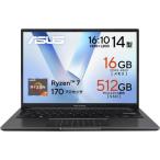 *ASUS / Vivobook 14 M1405NAQ-R7165BL Indy - черный (14 дюймовый AMD Ryzen 7 170 память 16GB SSD 512GB Windows 11)[ бесплатная доставка ]