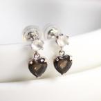 ピアス手作りホワイトムーンストーン...