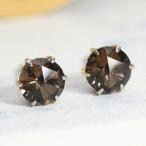 スモーキークォーツ6ミリラウンドロ...