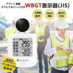即納!電池付き 黒球式熱中症指数計 JIS適合品 JIS準拠 黒球付熱中症計 黒球型携帯熱中症計 WBGT アラーム RABLISS KO392 温度計測 熱中症対策 wbgt測定器 屋外
