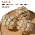 ショッピングスクイーズ スクイーズボール かちゃかちゃ 木の塊 スクイーズ 2点セット おもちゃ バッグ入り にぎにぎ 面白いデザイン イライラ解消グッズ 握る かちゃかちゃ