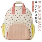鞄 女の子 リュック 保育園 キッズ いちご 一升餅 キャンバス 入園 苺 ファーストリュック 幼稚園 ミニリュック リュック 幼児バッグ 子供 リュ