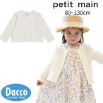 ショッピングsale petit main 【10％OFF SALE セール】Petit main プティマイン 2024 春夏 やわらか接結カーディガン(80~130cm)9642208