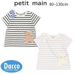 ショッピングsale petit main 【10％OFF SALE セール】Petit main プティマイン 2024 春夏 【スマイルシリーズ】らくちんポシェットT(80~130cm)9642218