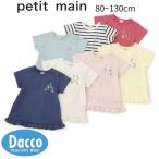 【10%OFF SALE セール】Petit main プティマイン 【プティプラ】アルファベットTシャツ(80~130cm)9652221 子供服 女の子 ガールズ キッズ トップス 2025春夏