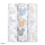aden + anais エイデンアンドアネイ スワドル ディズニーコレクション 3枚セット | おくるみ ブランケット タオル プレゼント ギフト 出産祝い 男の子 女の子