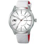 ナンバーナイン コラボモデル 白 銀 赤 NN42SWH-WH Angel Clover エンジェルクローバー メンズ 腕時計