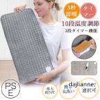 ホットカーペット 10段階温度調節 タイマー機能 電気座布団 加熱パッド 足温器 電気毛布 ホットマット 一人用 洗える 防水 デスク ひざ掛け