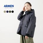 【期間限定20％OFFクーポン】ARMEN（アーメン） オーバーサイズ フーデッド ジャケット / レディース / アウター / キルティングジャケット