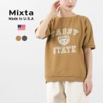 ショッピングミク MIXTA（ミクスタ） タビー ステイト 半袖スウェット / メンズ レディース ユニセックス ヴィンテージ風 裏起毛