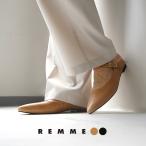 REMME（レメ） ポインテッドメリージェーン スリッポン シープレザー / レディース シューズ サンダル ミュール 本革 羊革