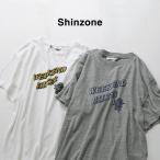 SHINZONE(シンゾーン) ウィークエンド ハイクス Tシャツ 25AMSCU13 / カットソー 半袖 ロゴT 白 プリント 綿100 日本製