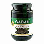 GABAN ブラックオリーブ スライス 瓶 160g 12個入